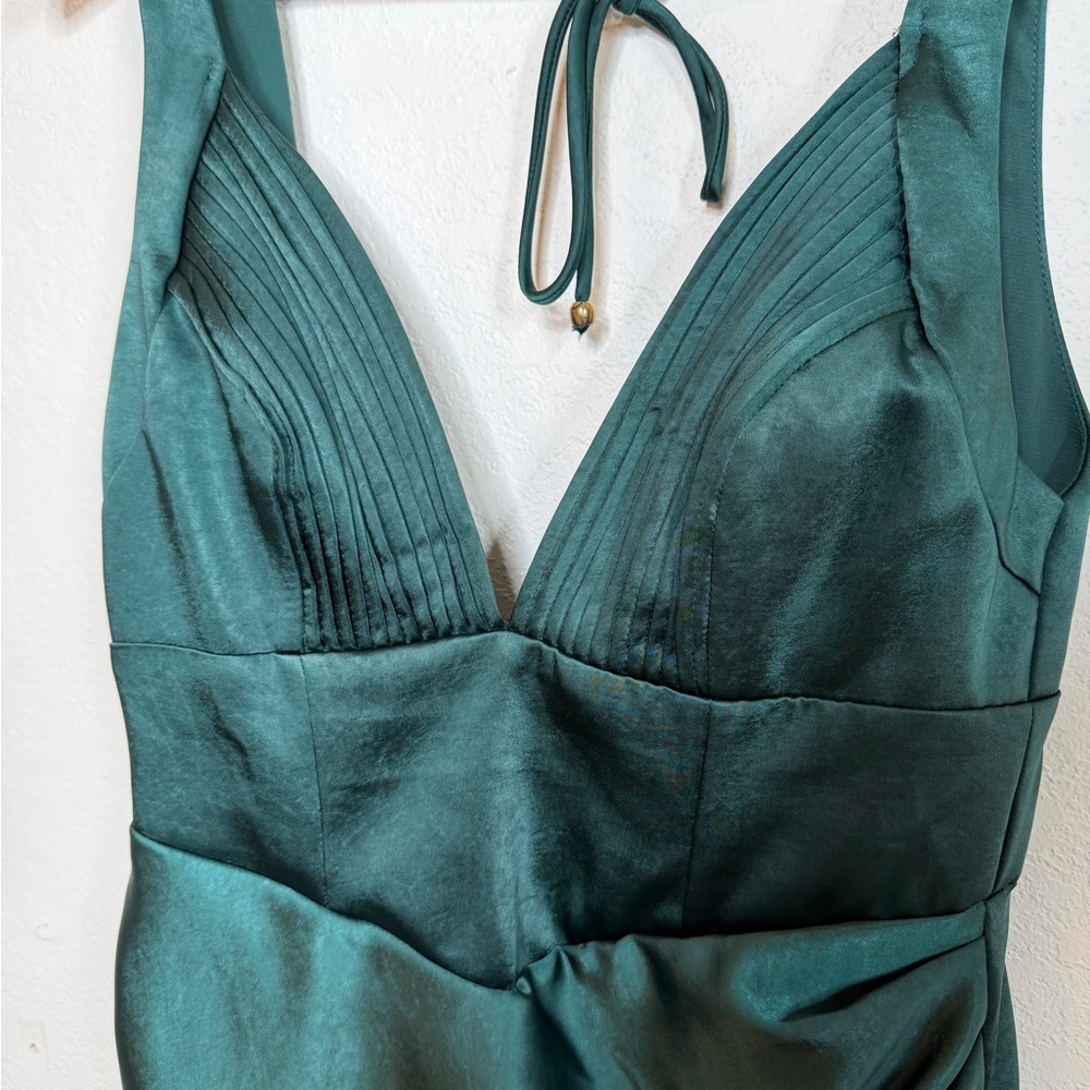 Elegant Teal Mini Dress